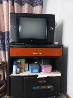 LG Ultra Slim Television with Trolley