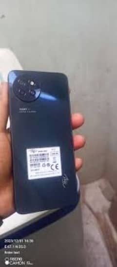 itel s23 with box cover and charger