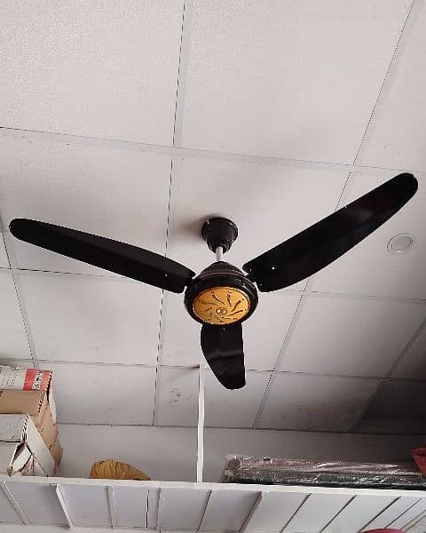 AC DC Inverter Ceiling Fan 56" Black 3