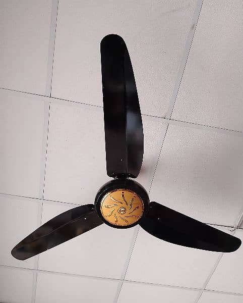 AC DC Inverter Ceiling Fan 56" Black 5