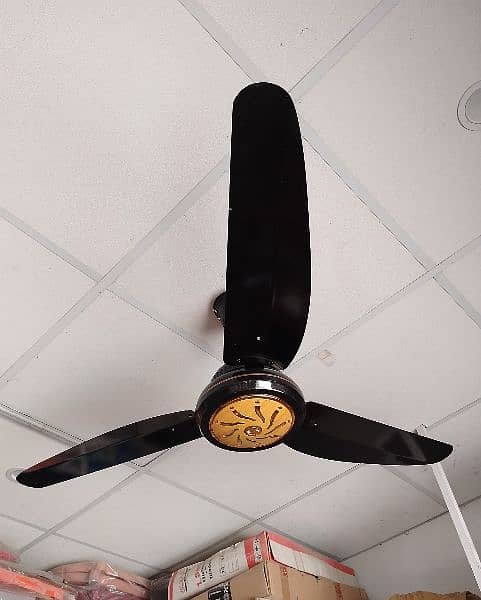 AC DC Inverter Ceiling Fan 56" Black 7