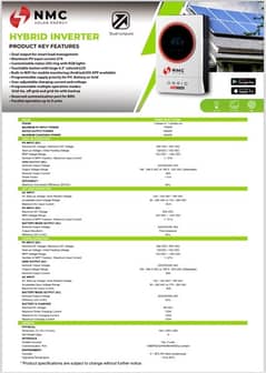 6 KW NMC / Voltronic Hybrid Inverter For Sale