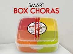 Smart plastic box with 4 compartments