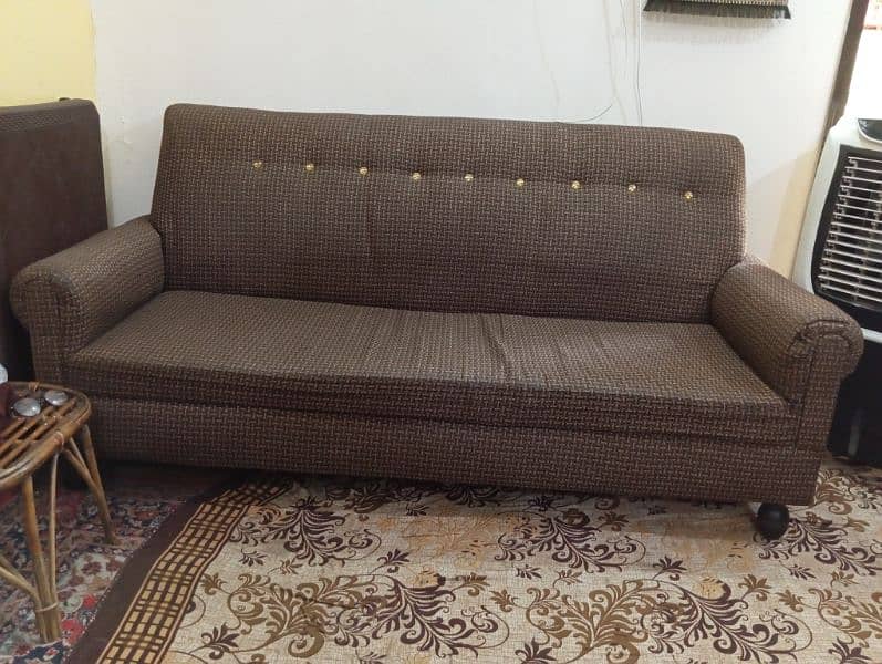 Wooden Sofa Set For Sale | 3 1 1 Set 1