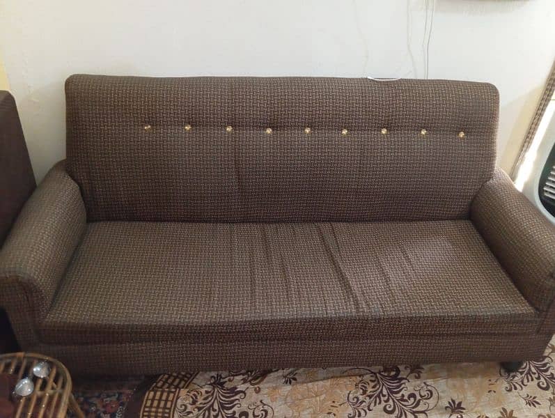 Wooden Sofa Set For Sale | 3 1 1 Set 2