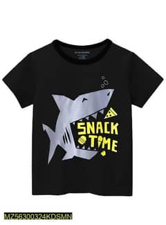 Kids Mania - Shark Snack Time Kids T-shirts.