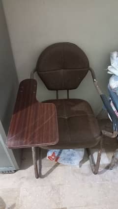 2 CHAIRS SALE IN VERY CHEAP PRICE 1 STUDY HAND BOOK WRITE READ CHAIR