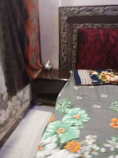 bed + dressing table + foam spring wala new condition