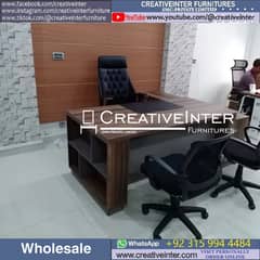 Executive Office Chair CEO Table Reception Counter Manager Desk