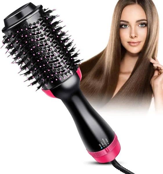 2 In 1 One Step Hair Dryer And Volumizer , Straightener & Curls Styler 3