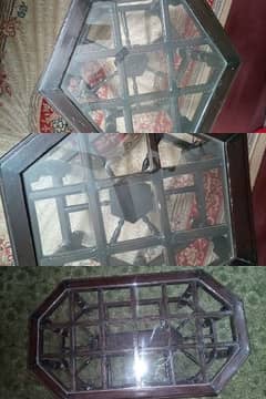 center table set for sale and six dining chairs for sale Rs12000