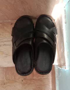 mens leather slippers