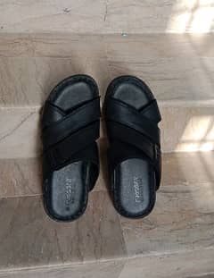 mens leather slippers