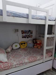Bunk bed with drawer bed (3 beds)