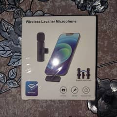 Wireless Lavalier Microphone new Box PackAudio Recording 2in 1 Type C