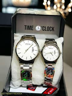 Chain
 White Dial
  Black Dial
 include 2 watch cash on delivery