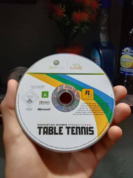 Rockstar Table Tennis disc for Xbox 360. Original. 1