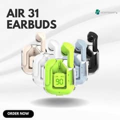 A31 Earbuds -Transparent & Gaming EarBuds
