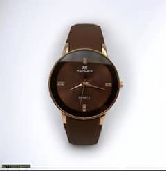 men’s formal silicon strap watch