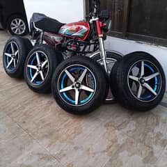 Alloy Rimz With New Tyres 15 Inch