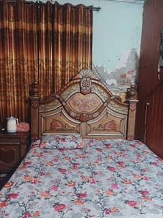 Bed and dressing table