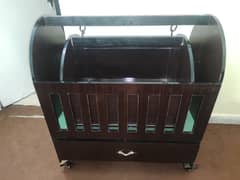 Baby Cradle with Swing & Storage Box
