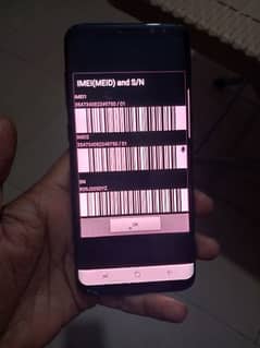 s8+ Samsung 4/64 gb memory used coditin back or front glass break