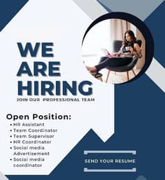 Fresh Staff required for office work