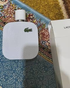 Lacoste White Blanc Little Used About 5 Ml Brand New With Box .