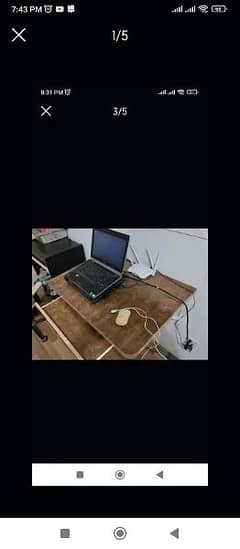 wall mounted laptop table