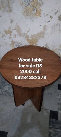wood table for sale RS 2000 call 03284382378