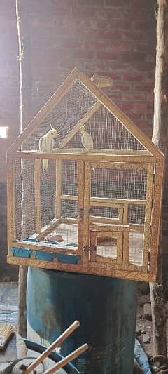 wooden cage for sale . . . . 2×2  height 3.5 feet like a new