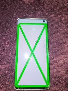 Samsung S10 Official Dual PTA (Glass Crack - Touch Working)