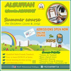 Summer Vacation Course