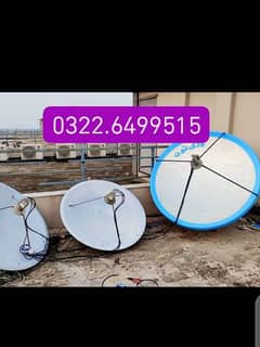 12 Dish antenna TV and service all world 03226499515