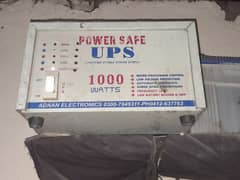 1000 Watts ups and 180amp battery