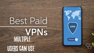 Paid VPN Available in cheap price, Multiple users can use