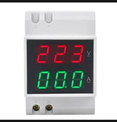 Digital Voltage Ampere Meter DIN-RAIL Double Display Voltmeter |