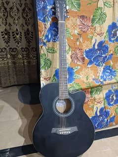 Guitar 6 String Black Kabat