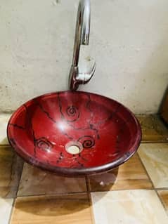 New condition New style basin bawl with Tap