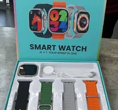 ultra smart watch with 4 bands (03492983528)