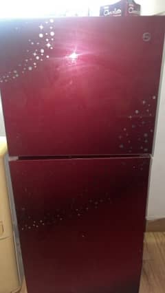 PEL Refrigerator Glass Door Maroon Galaxy 10/10 condition
