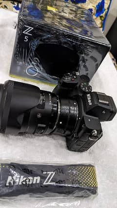 Nikon z5 with sigma 35mm f1.4 (FTZ ii Adapter)