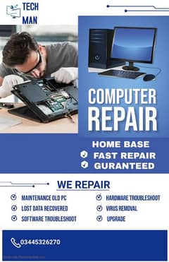 TECH MAN HOME BASED PC SERVICES