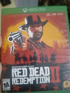read dead redemption 2 cd/dvd for xbox one