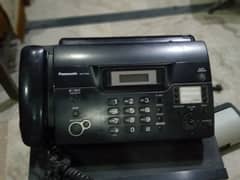 fax machine, speakers and Kenwood stereo system