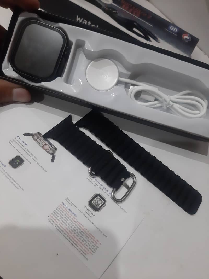 T900 ultra smart watch Box packed With complete accessories 0