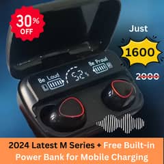 M10 24 Touch Control Earbuds Super  Quality long battery 5-6hr