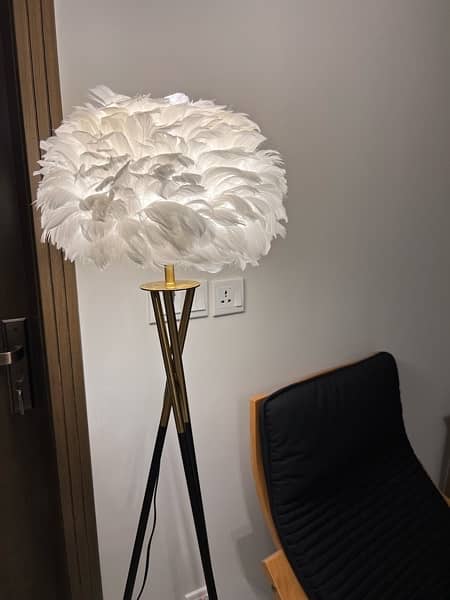 lamp feather shade 1
