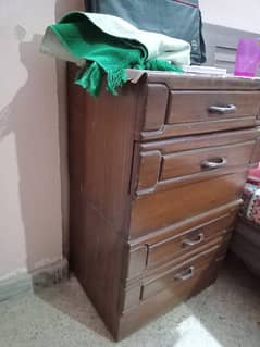 DRESSING TABLE & TWO SIDE TABLE , WOOD MADED
